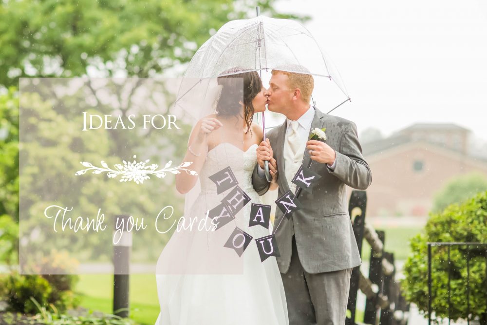 wedding thank you card ideas, photographers akron ohio,  advice for brides
