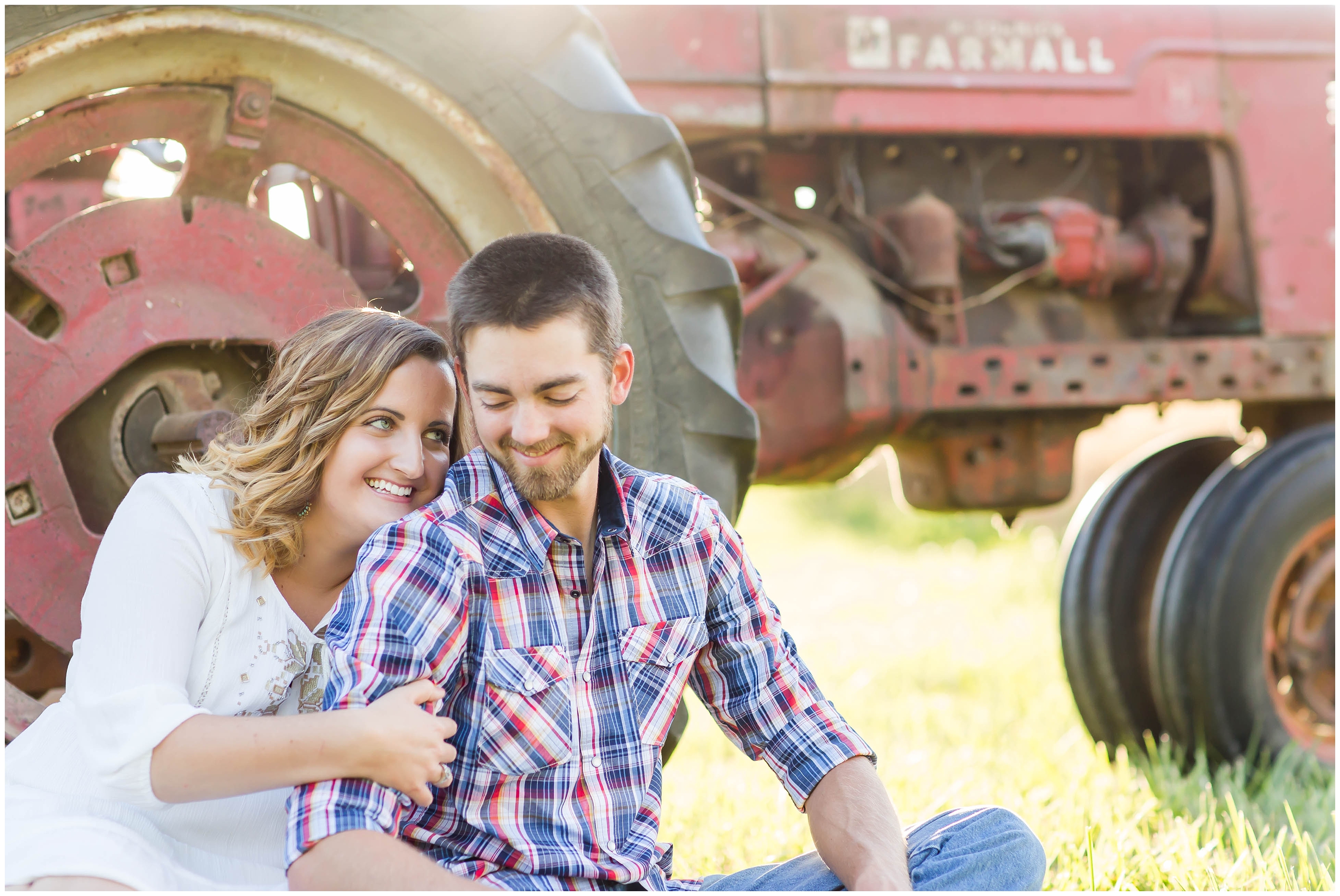 Farm engagement session with wheat fields,loren jackson photography,photographer akron ohio,photos with dogs,