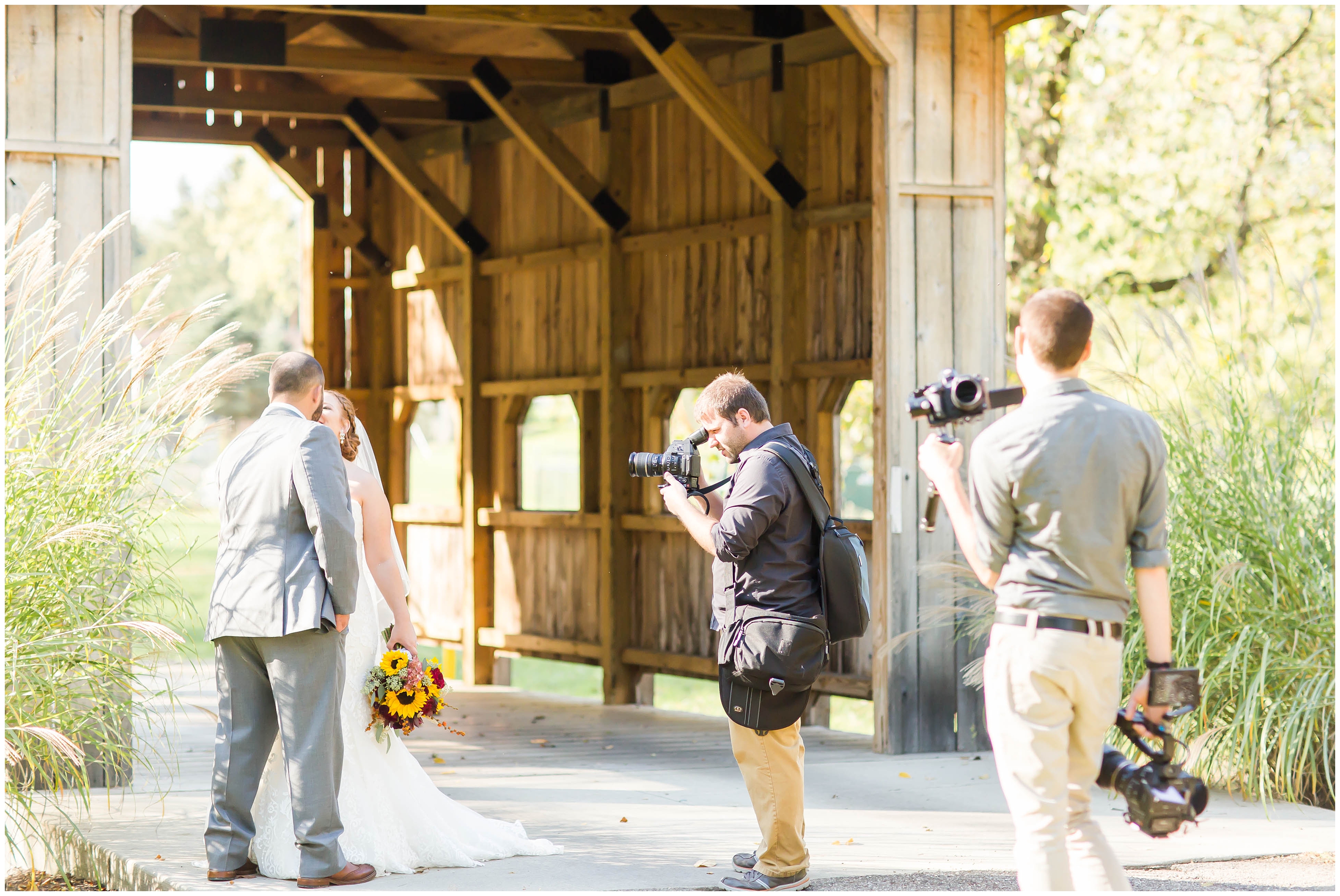 Bouquet Studio,Fall Brookside Farm wedding,loren jackson photography,photographer akron ohio,rustic barn wedding,sunflower bouquet,work shed weddings,