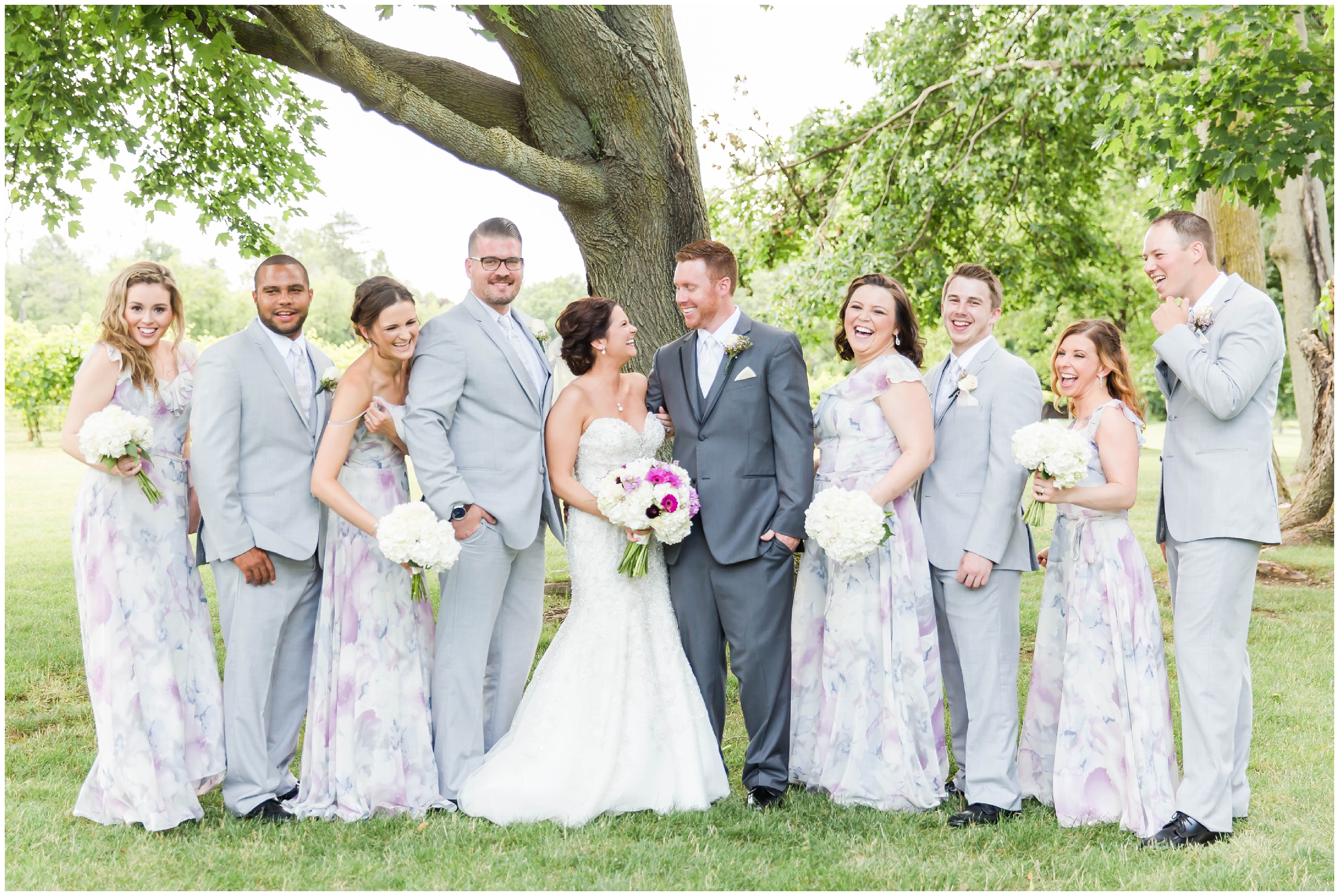 Cleveland Wedding Photographer,Floral bridesmaid dresses,Gervasi Vineyard Wedding,lace wedding dress,loren jackson photography,photographer akron ohio,