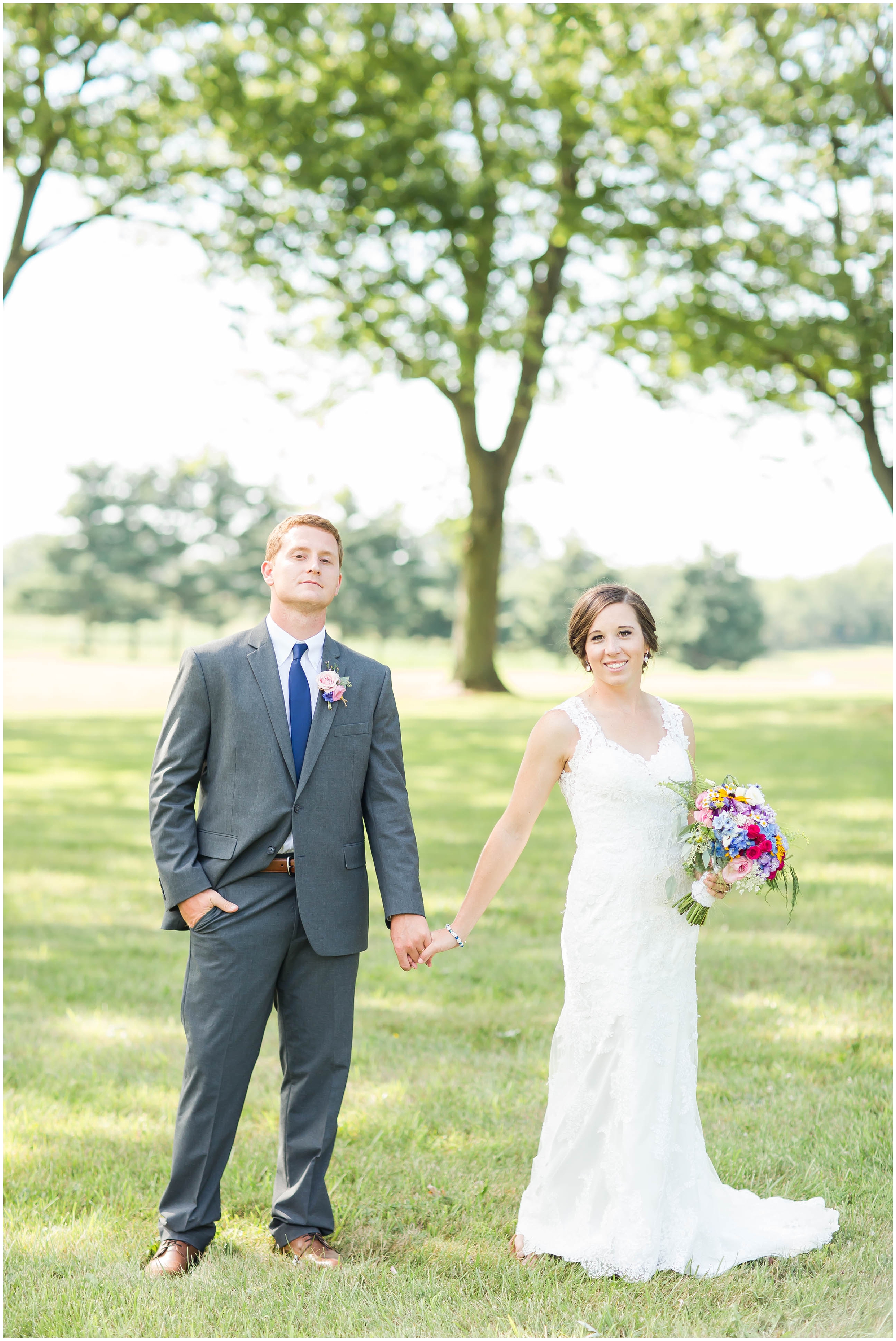 Cleveland Wedding Photographer,Pine View Acres Wedding,Wildflower Wedding Bouquet,loren jackson photography,navy bridesmaid dresses,photographer akron ohio,