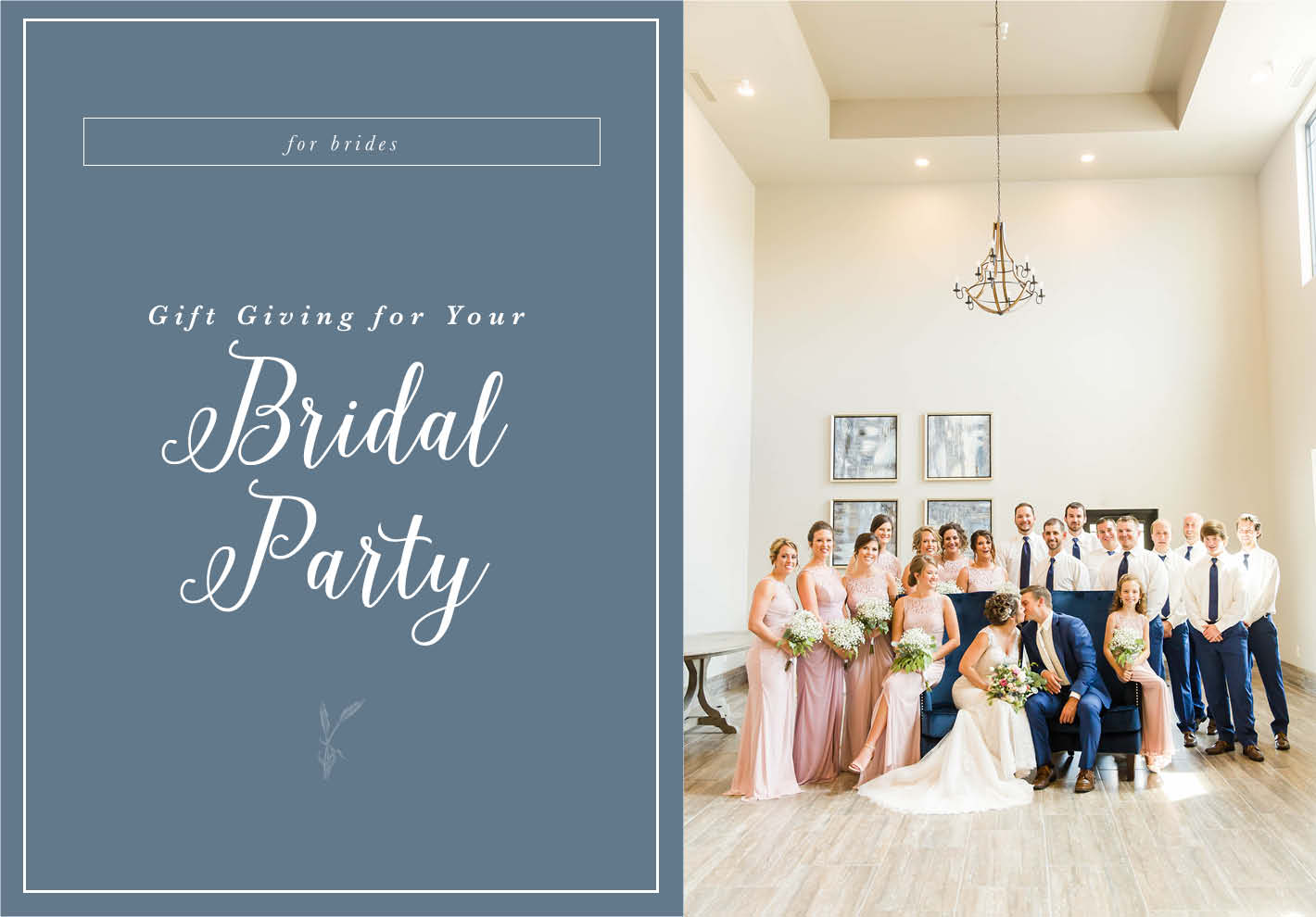 encore hall wedding with bridal party in berlin ohio